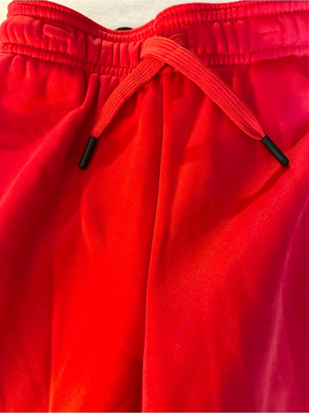 Reebok Red Fleece Pullover with Logo Tag